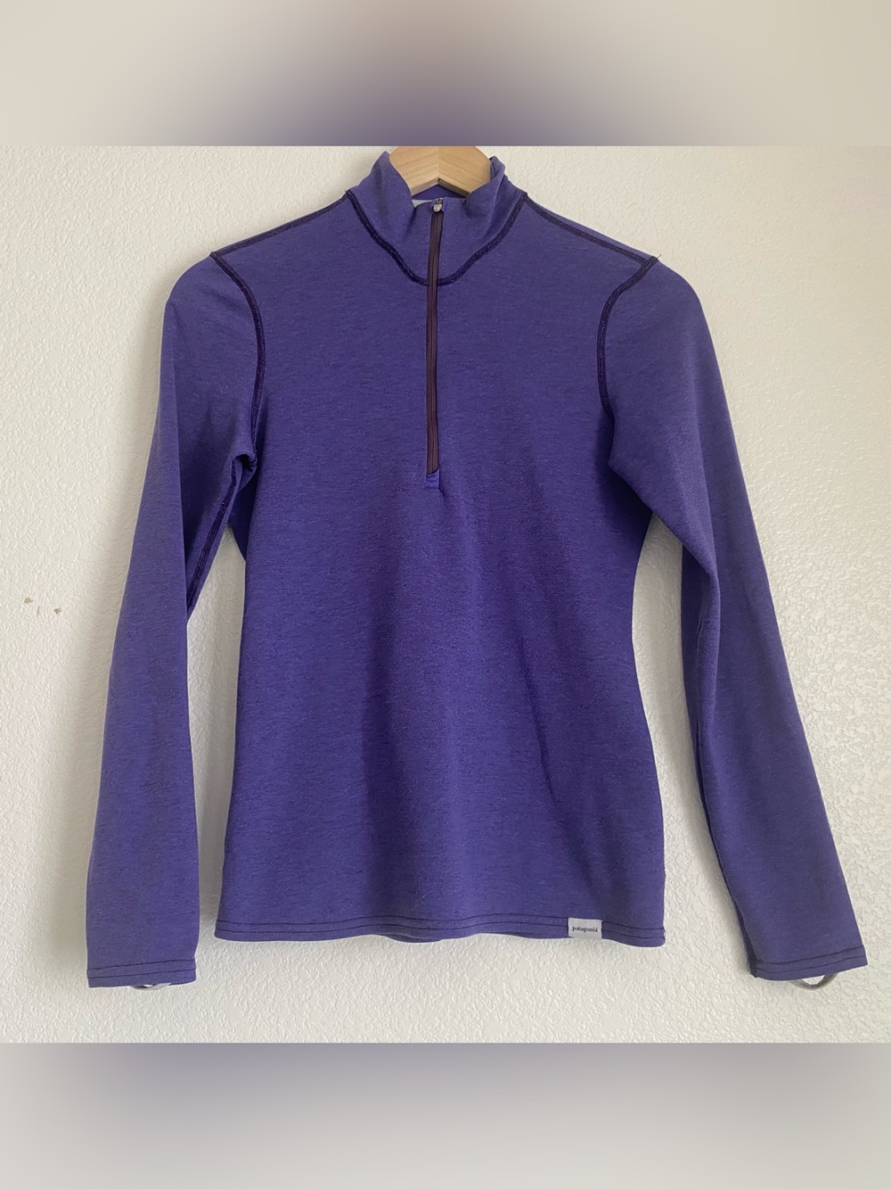 Patagonia Capilene 3 midweight polartec pullover 1/4 zip long sleeve, XS